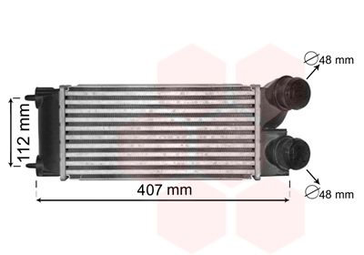 VAN WEZEL Kompressoriõhu radiaator 40004332